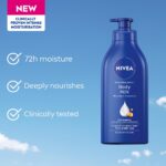NIVEA Nourishing Body Milk 600ml Body Lotion with Hyaluronic Acid | 72Hr Hydration | Deep Moisture Care for Very Dry Skin | Enriched with Almond Oil | Smooth, Radiant & Healthy Looking Skin Care - Image 3