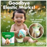 TEDDYY Easy Baby M Size Diaper Pant Style | 74 Count (Medium) | 7–12 kg (Pack of 1) | Long Protection Hours | Anti-Bacterial | Airy Breathable Fit | Rapid Soaker Channels with Wetness Indicator - Image 5