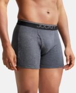 Jockey 8009 Men's Super Combed Cotton Rib Solid Boxer Brief with Ultrasoft Waistband (Pack of 3) - Image 9