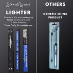 Rechargeable Electric Gas Lighter for Kitchen, Lighter for Gas Stove, Candles, Pooja, 1 Year Warranty, C-Type USB, Kitchen Tools, Multi Purpose - 360° Flexible & Windproof, Black - Image 4