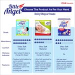 Little Angel Baby Easy Dry Diaper Pants With 12 Hrs Absorption Large Size, 9-14 Kgs - L (62 Pieces) - Image 3
