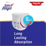 Little Angel Baby Easy Dry Diaper Pants With 12 Hrs Absorption Large Size, 9-14 Kgs - L (62 Pieces) - Image 4
