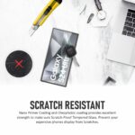 SupCares Tempered Glass for Samsung Galaxy S24 Ultra (6.8 Inch) With Installation Kit | Military-Grade Gorilla Screen Protector | Edge to Edge Coverage | Black - Image 4