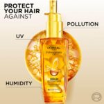 L'Oreal Paris Extraordinary Oil Hair Serum Powered by Floral Oils for All Hair Types, Volume- 100 ml, Makes hair frizz-free, stronger, shiny and provides UV and Heat Protection, Lightweight Formula - Image 6