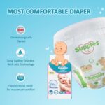 Amazon Brand - Supples Premium Baby Diaper Pants | 54 Baby Diapers | XL | 12-17 Kg | 12 Hrs Absorption | Cushiony Cotton Soft Fabric | Phthalates-Free | Triple Leak Guard - Image 4