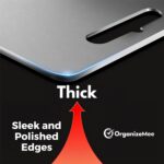 OrganizeMee Stainless Steel Chopping Board Large for Kitchen - Premium Cutting Board Vegetable and Fruit Cutter Chopper, Heavy-Duty Metal Chopping Board, Big Size Pad (36 cm X 25 cm) - Image 5