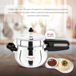 Butterfly Curve Stainless Steel Outer Lid Pressure Cooker, 3 Litre - Image 2