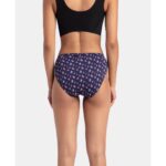 Jockey 1410 Women's Medium Coverage Super Combed Cotton Mid Waist Bikini with Concealed Waistband (Pack of 3_Colors & Prints May Vary) - Image 3