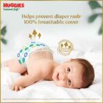 Huggies Natural Soft Premium Baby Diaper Pants, Our No.1 Soft Pants, Medium (M) Size (7-12 Kgs), Pack of 60 diapers | Cloud Softness All over with India's 1st Cloud Touch BeltTM - Image 4