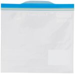 Amazon Basics - Multipurpose Zip Lock Storage Bags | 45 Count | Small | 21.3 x 18 cm | Reusable and Reclosable with Double Zipper | Material Plastic | Leak- Proof | Food Grade | Microwave Safe - Image 4