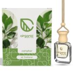 Airganic Swing Prime Car Perfume Hanging Pod | Musk, Camphor & Cool Aqua Water| Pack 3 | Car Air Freshener |Natural Essential Fragrance Oils in Glass Bottle with Wooden Diffuser Lid |Last Upto 60 Days - Image 4