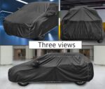 Auto Hub Car Cover Compatible with Hyundai Grand I10 with Mirror & Antenna Pocket, Dustproof, Heat Resistant, Triple Stitched, Grand I10 Car Cover- Grey - Image 4