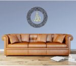 EMAAZZ LLC Ayatul Kursi Round Acrylic Wall Art 60cm*60cm Circular Islamic Calligraphy Decor | Elegant Quran Verse Panel for Home, Mosque & Office | Muslim Gift Wall Hanging, Arabic Decor - Image 4