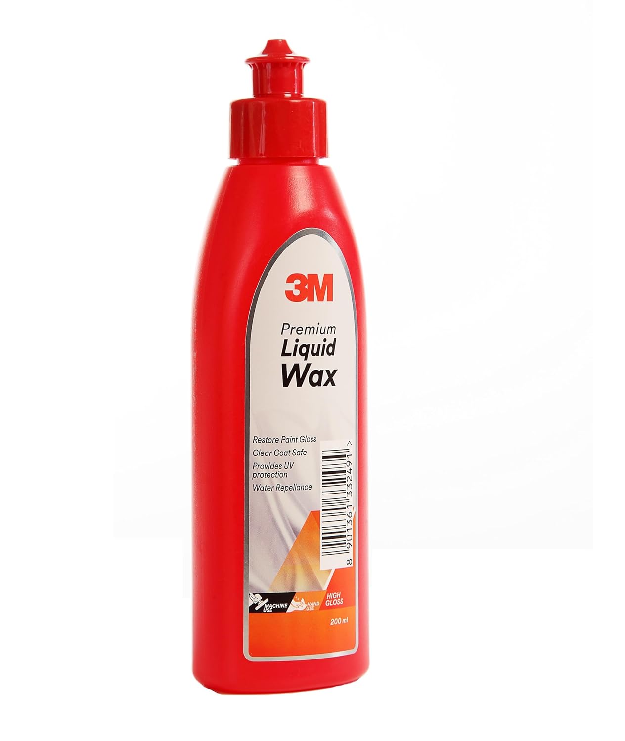 3M Premium Liquid Wax, Restores Car Paint Gloss and Lustre, *