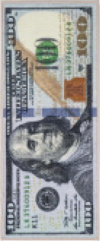 Khazna Machine Washable 0 Bill Design Non-Slip Rubberback 22×53 Modern Runner Rug for Hallway, Kitchen, Bedroom, 22″ x 53″, Multicolor Khazna Machine Washable 0 Bill Design Non-Slip Rubberback 22×53 Modern Runner Rug for Hallway, Kitchen, Bedroom, 22″ x 53″, Multicolor