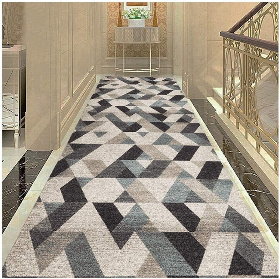 Hallway Runner 3D Non-slip Durable Hotel Entrance Blended Strip Carpet Runner, 0.6cm Thick, Multiple Sizes Customizable (Color : A, Size : 0.6x2m) Hallway Runner 3D Non-slip Durable Hotel Entrance Blended Strip Carpet Runner, 0.6cm Thick, Multiple Sizes Customizable (Color : A, Size : 0.6x2m)