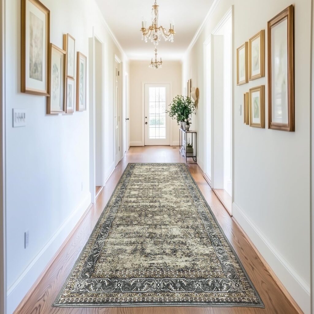 2.6×8 Runner Rug Brown – Boho Indoor Area Rug, Machine Washable, Non-Slip, Low Pile, for Entryway, Hallway, Kitchen, Bedroom 2.6×8 Runner Rug Brown – Boho Indoor Area Rug, Machine Washable, Non-Slip, Low Pile, for Entryway, Hallway, Kitchen, Bedroom