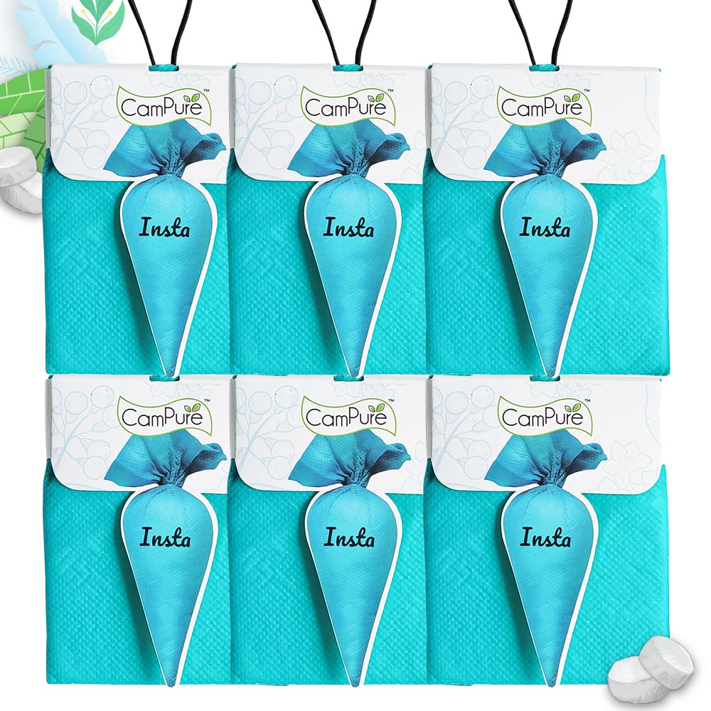 CamPure Camphor Insta Pouch (Original) Pack Of 6-100% Organic | *