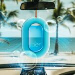 Godrej aer O Hanging Car Air Freshener Gel | Car Accessories | Cool Aqua (7.5G) - Image 2