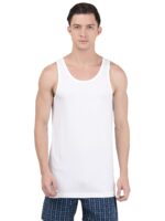 Jockey 8820 Men's Super Combed Cotton Round Neck Sleeveless Vest with Extended Length for Easy Tuck (Pack of 3) - Image 2
