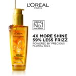 L'Oreal Paris Extraordinary Oil Hair Serum Powered by Floral Oils for All Hair Types, Volume- 100 ml, Makes hair frizz-free, stronger, shiny and provides UV and Heat Protection, Lightweight Formula - Image 2