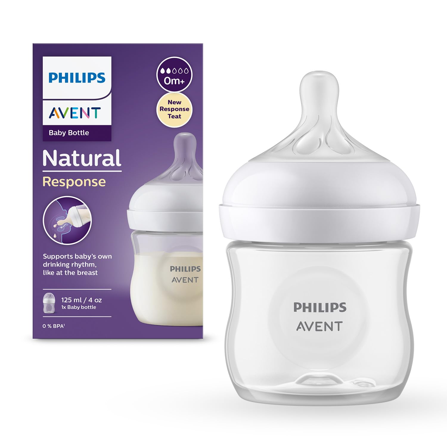 Philips Avent Natural Response Baby Feeding Bottle - 125Ml Baby *