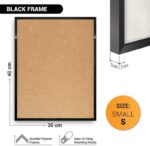 Art Decor Framed Ayat ul Kursi Wall Art Islamic Fine Art Arabic Calligraphy Wall Décor for Living Room Bedroom Dining Room Office Gifting 30x40cm - Image 4