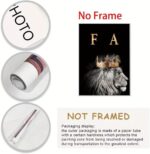 Wall Art for Modern Home, Office, Living Room, Bedroom, Unframed Canvas Poster, 20.3 x 30.5cm, Abstract Family Motivation Art, Pack of 3 - Image 3