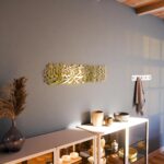 iwa concept Shiny Metal First Kalima La ilaha illallah Mohammad Rasulallah Islamic Wall Art | Islamic Ramadan Wall Decorations|Arabic Calligraphy | Quran Wall Art (Shiny Gold, Large 39 x 9.5 inches)… - Image 6