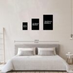 ZHONGYUTONG Islamic Wall Art Arabic Calligraphy Posters Muslim Quran Painting Canvas Print Ayatul Kursi Pictures Religious Artwork Living Room Bedroom Office Wall Decor (16''x24'' (40x60cm), Unframe) - Image 5