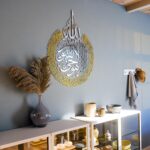 EMAAZZ LLC Ayatul Kursi Islamic Wall Art – Arabic Calligraphy Acrylic Mirror Décor | Muslim Gifts & Islamic Home Wall Decor – Shiny Polished 60×70 cm Ayat al-Kursi Boat Design (In Silver Out Gold) - Image 4