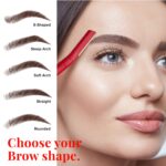 Kiss New York Eyebrow Razor Trimmer Facial Hair Shaper Remover, Multipurpose Exfoliating Dermaplaning Dermaplane Shaving Tools for Men & Women 5 Count - Image 5