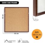 Art Decor Framed Islamic Wall Art of Allah Fine Art Arabic Calligraphy Wall Décor for Living Room Bedroom Dining Room Office Gifting 60x60cm - Image 4