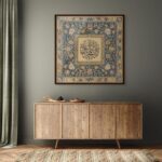 Art Decor Islamic Wall Art of Kalima Shahada - La Ilaha Illallah - Framed Fine Art Arabic Calligraphy Wall Décor for Living Room Bedroom Dining Room Office Gifting 40x40cm - Image 3