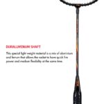Li-Ning Blended Fabric Xp-60-Iv Strung Blend Badminton Racquet (Set Of 2,Black/Pink, 90-95 Grams , 18-20 Lbs), Blend - Image 3