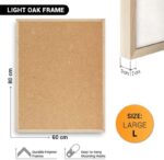 Art Decor Line Drawing Minimal Woman Portrait Modern Art Wall Art Framed Fine Art Wall Décor Art for Living Room Bedroom Home Office Gifting 60x80cm - Image 4