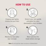 Sirona Blink & Glow Dermaplaning Razor for Women | Eyebrow Face Razor for Peach Fuzz & Precision Touch-Ups | Eyebrow & Facial Razor with Safety Cover - Pack of 3 - Image 6