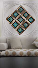 KAME Arabic calligraphy wall décor carved copper frames - Image 4