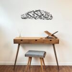 iwa concept Metal Surah Rahman Islamic Wall Art | Islamic Ramadan Wall Decorations | Modern Muslim Housewarming Gift | Arabic Calligraphy | Quran Wall Art (Black, Large 39x11.4 inches)… - Image 3