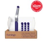 Flamingo Dermaplane Blades Refills, Face Razors for Women, Smooth Skin, 4 Count - Image 2