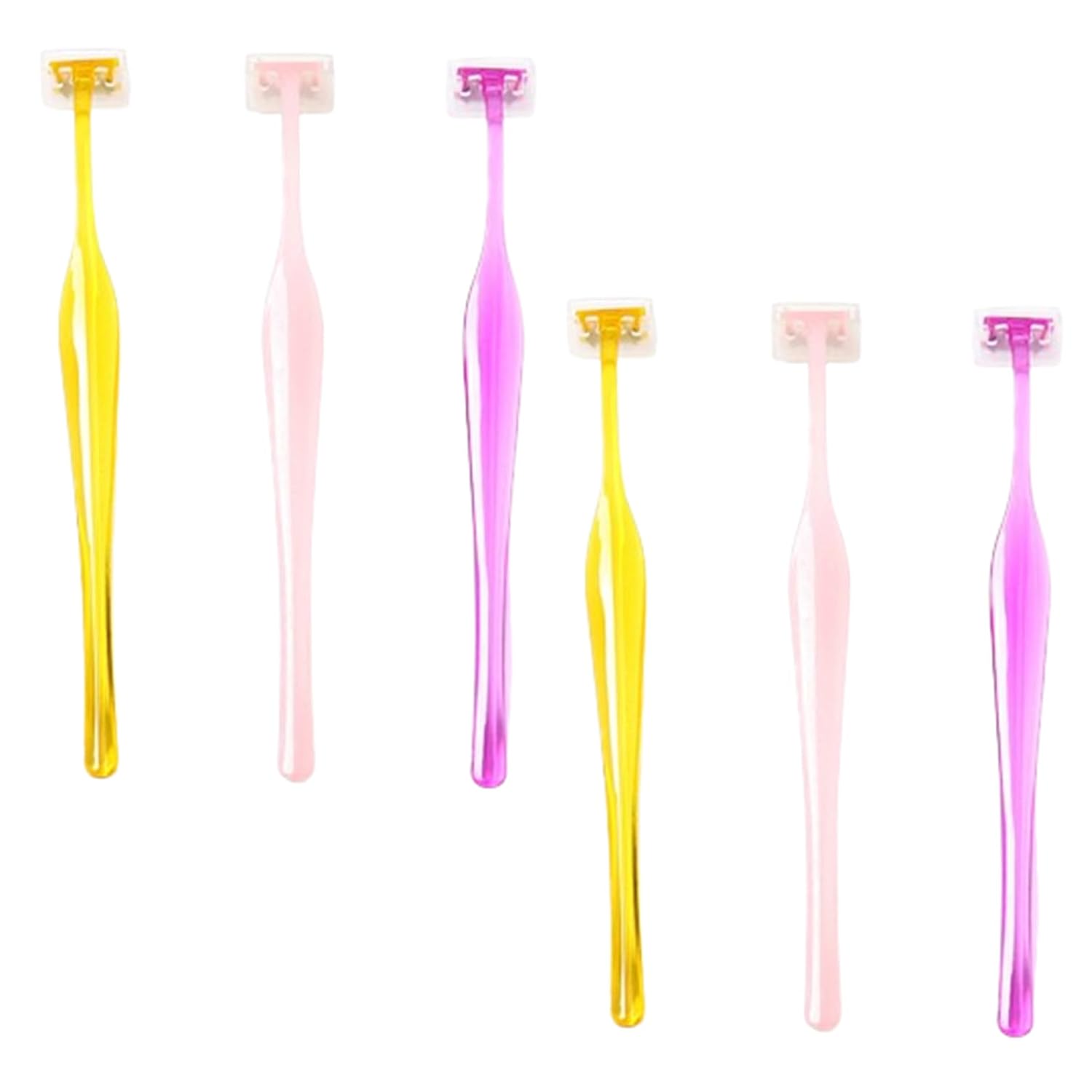 51hAjFi3b4L._SL1500_.jpg 6 PCS Mini Eyebrow Razor Set - Facial Hair Remover with Protective Covers for Lip,Small Face Razors for Peach Fuzz and Fine Hair, Multipurpose Exfoliating Dermaplaning Tools for Women and Men - Image 1