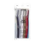 Kiss New York Eyebrow Razor Trimmer Facial Hair Shaper Remover, Multipurpose Exfoliating Dermaplaning Dermaplane Shaving Tools for Men & Women 5 Count - Image 2