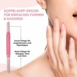 Face Razor for Women Facial Hair with Dual Blade Head 3N | German Blades | Easy Shaping and Shaving | Reusable Up To 5 Times | Durable and Rust Free Blades - Image 4