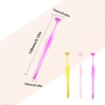 6 PCS Mini Eyebrow Razor Set - Facial Hair Remover with Protective Covers for Lip,Small Face Razors for Peach Fuzz and Fine Hair, Multipurpose Exfoliating Dermaplaning Tools for Women and Men - Image 2