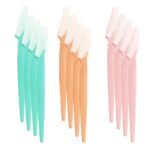 Dermaplaning Tool 12 Pcs Face Razors for Women and Men Eyebrow Razor with Cover Face Shaver Facial Hair Removal Eyebrow Trimmer