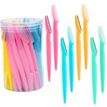 66PCS Eyebrow Razor Multipurpose Exfoliating Dermaplaning Tool for Face Facial and Eyebrow Shaper with Precision Cover for Women Men Easy to Use (66PCS)