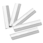 Straight Razor Blades, 50 Pcs Stainless Steel Brow Razor Single Edge Disposable Safety Razors Blades Eyebrow Trimmer Facial Hair Removers Shaving Tools for Men and Women