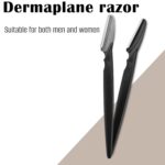 Dermaplane Razor For Women Men Eyebrow Razors Dermaplaning Tool For Face Shaver Home Hair Beauty blade Trimmer Microblades Peach Fuzz Remover micro dermabrasion facial tool 12pcs - Image 4