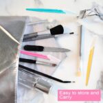 12 Pcs Eyebrow Razor Multipurpose Exfoliating Dermaplaning Tool for Face, Facial and Eyebrow Shaper with Protective Cover for Women Men Use - Image 7