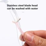 6 PCS Mini Eyebrow Razor Set - Facial Hair Remover with Protective Covers for Lip,Small Face Razors for Peach Fuzz and Fine Hair, Multipurpose Exfoliating Dermaplaning Tools for Women and Men - Image 4